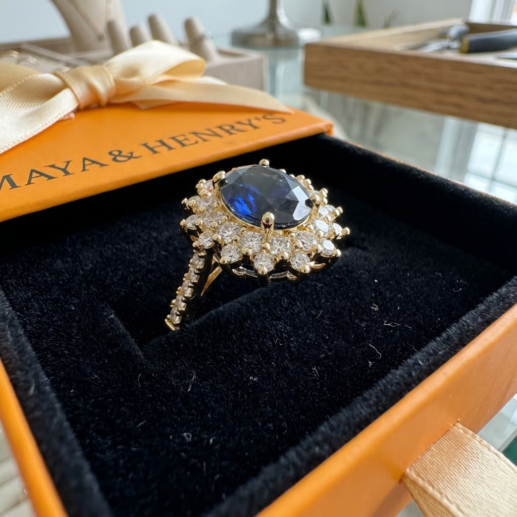 Vionne Saphirae Ring | Gold